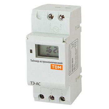 Таймер электронный астрономический ТЭ-АС 16А-DIN TDM SQ1503-0023 - Электрика, НВА - Реле, автоматизация и управление - Таймеры - . Магазин оборудования для автономного и резервного электропитания Ekosolar.ru в Химках