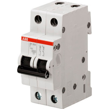 Автоматический выключатель ABB SH202L 2P 16А (С) 4,5kA - Электрика, НВА - Модульное оборудование - Автоматические выключатели - . Магазин оборудования для автономного и резервного электропитания Ekosolar.ru в Химках