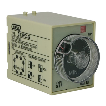 Реле времени 220V ST3PC-G (4-24h) Энергия, 10 шт - Электрика, НВА - Реле, автоматизация и управление - Реле времени - . Магазин оборудования для автономного и резервного электропитания Ekosolar.ru в Химках