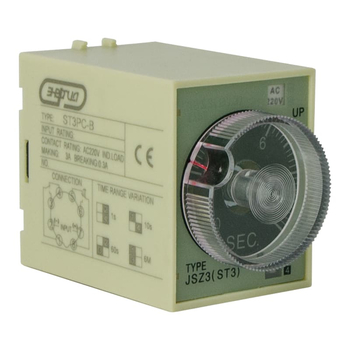 Реле времени 220V ST3PC-B (0.1-1s/10s/60s/6 min) Энергия - Электрика, НВА - Реле, автоматизация и управление - Реле времени - . Магазин оборудования для автономного и резервного электропитания Ekosolar.ru в Химках