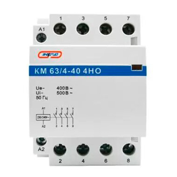 Модульный контактор КМ63/4P 40A 4НО Энергия - Электрика, НВА - Коммутационное оборудование - Контакторы - . Магазин оборудования для автономного и резервного электропитания Ekosolar.ru в Химках