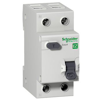 Дифференциальный автоматический выключатель Schneider Electric EASY 9 1P+N 32А 30мА C AC 4,5 кА - Электрика, НВА - Модульное оборудование - Дифференциальные автоматы - . Магазин оборудования для автономного и резервного электропитания Ekosolar.ru в Химках