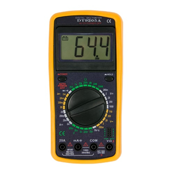 Мультиметр DT 9205A Энергия - Электрика, НВА - Измерительный инструмент - Мультимеры - . Магазин оборудования для автономного и резервного электропитания Ekosolar.ru в Химках