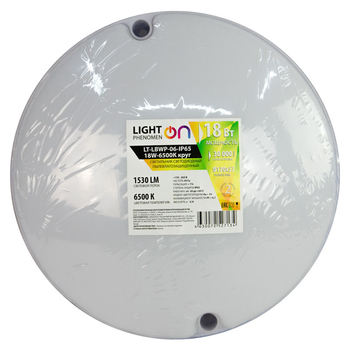 Банник LT-LBWP-06-IP65-18W-6500К LED круглый - Светильники - Для ЖКХ - . Магазин оборудования для автономного и резервного электропитания Ekosolar.ru в Химках