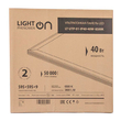Панель ультратонкая светодиодная LightPhenomenON LT-UTP-02-IP40-40W-6500К 4E комплект с драйвером - Светильники - Для общественных зданий - . Магазин оборудования для автономного и резервного электропитания Ekosolar.ru в Химках