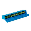 Шина TS-0609H 12 way в синем корпусе Энергия, 10 шт - Электрика, НВА - Щитки и аксессуары для монтажа - Шины нулевые - . Магазин оборудования для автономного и резервного электропитания Ekosolar.ru в Химках