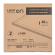 Панель ультратонкая светодиодная LightPhenomenON LT-UTP-02-IP40-40W-6500К LED - Светильники - Для общественных зданий - . Магазин оборудования для автономного и резервного электропитания Ekosolar.ru в Химках