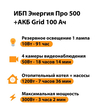 ИБП для котла Энергия Про 500 + Аккумулятор Grid 100 Ah 12 v (300Вт - 182мин) - ИБП и АКБ - ИБП для котлов - . Магазин оборудования для автономного и резервного электропитания Ekosolar.ru в Химках